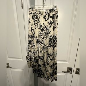 High low flowy skirt